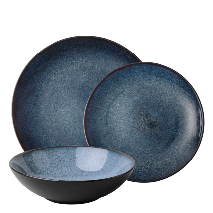 Porzellanset 12-tlg. | Gaya Atelier Night Sky