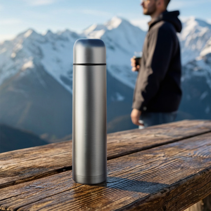 Edelstahl-Thermosflasche 1 l | Basic Table
