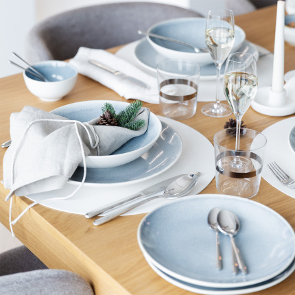 Porzellanset 12-tlg. | Gaya Atelier Glacial Ice