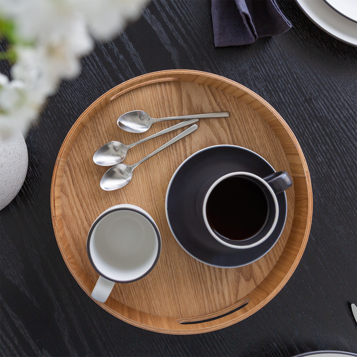 Becher Untere 16 cm — Elements Yin & Yang black