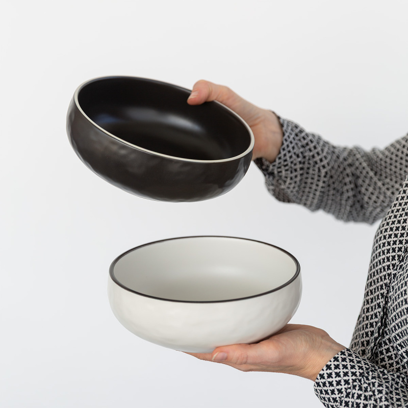 Schale 19,3 cm | Elements Yin & Yang white