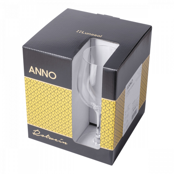 Rotweingläser 450 ml 4er-Set - Anno Glas Lunasol META Glass
