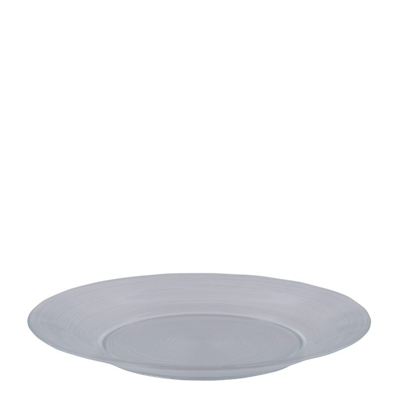 Flacher Teller 30 cm Set 4 Stk. - Basic Chic Glas