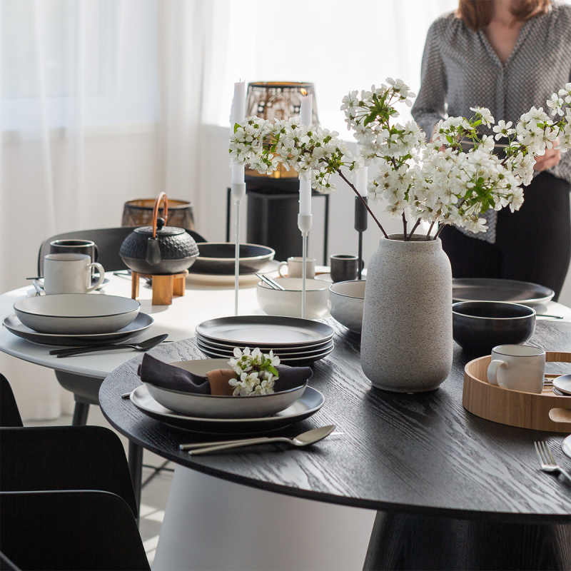 Tellerset 18-tlg. | Elements Yin & Yang white