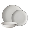 Teller-Set 18-tlg. — Elements Yin & Yang white