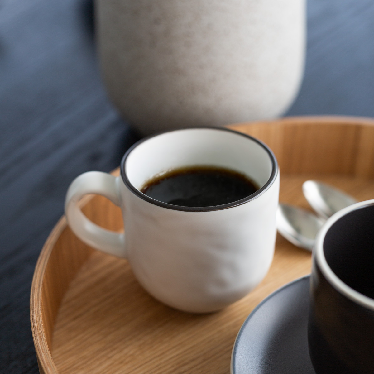 Kaffeeservice 12-tlg. | Elements Yin & Yang white