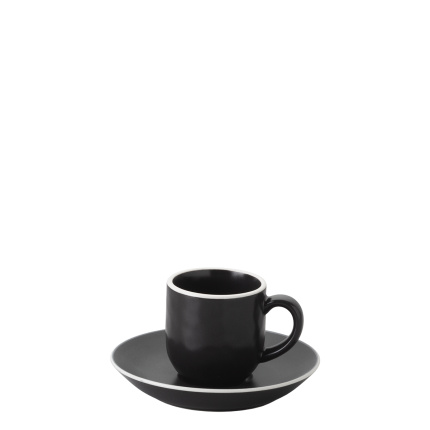 Mokka-Set 12-tlg. | Elements Yin & Yang black