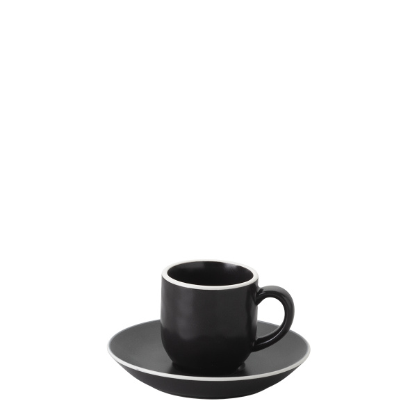 Mokka-Set 12-tlg. | Elements Yin & Yang black