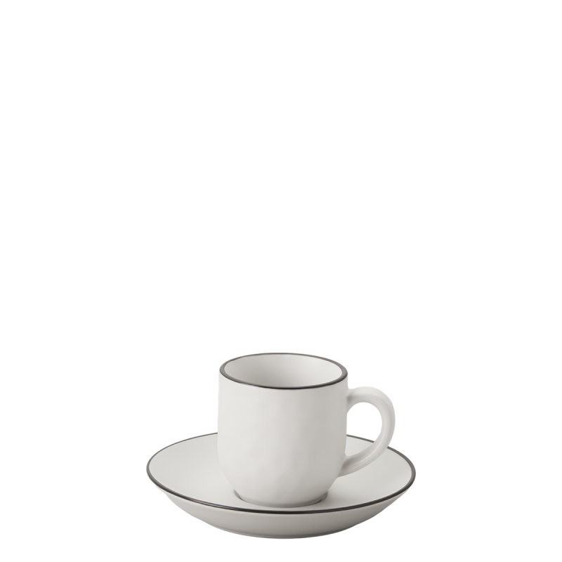 Mocca Untere 12,2 cm — Elements Yin & Yang white