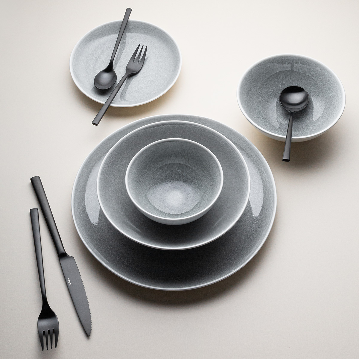 Schale Ø 12,5 cm H: 5,5 cm — Tosca Slate