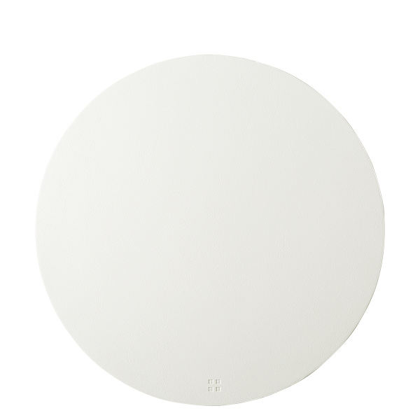 Weißes Platzset ø 38 cm – Elements Ambiente
