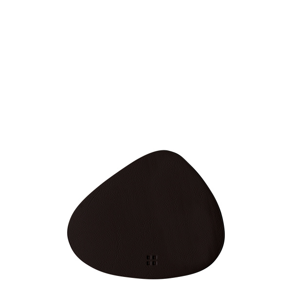 Glasuntersetzer triangle PVC schwarz 14 x 11.5 cm - Elements Ambiente