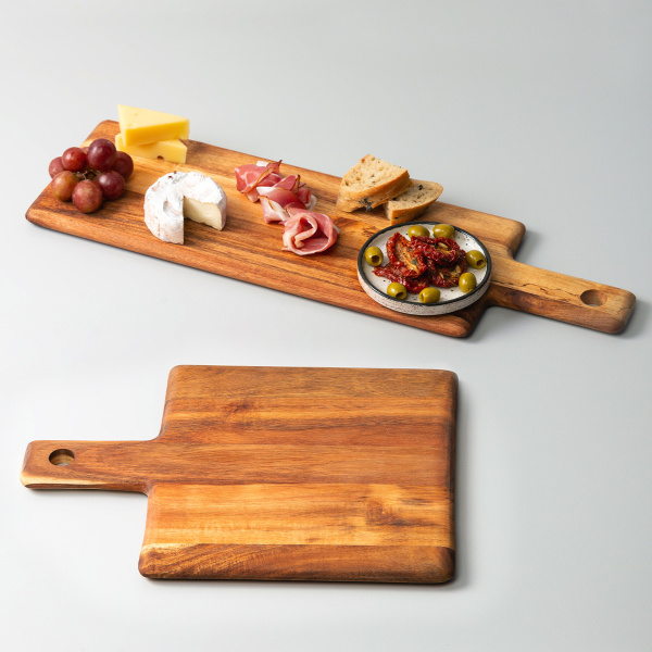 Schneidebrett mit Griff Agát 33 x 23 cm - FLOW Wooden