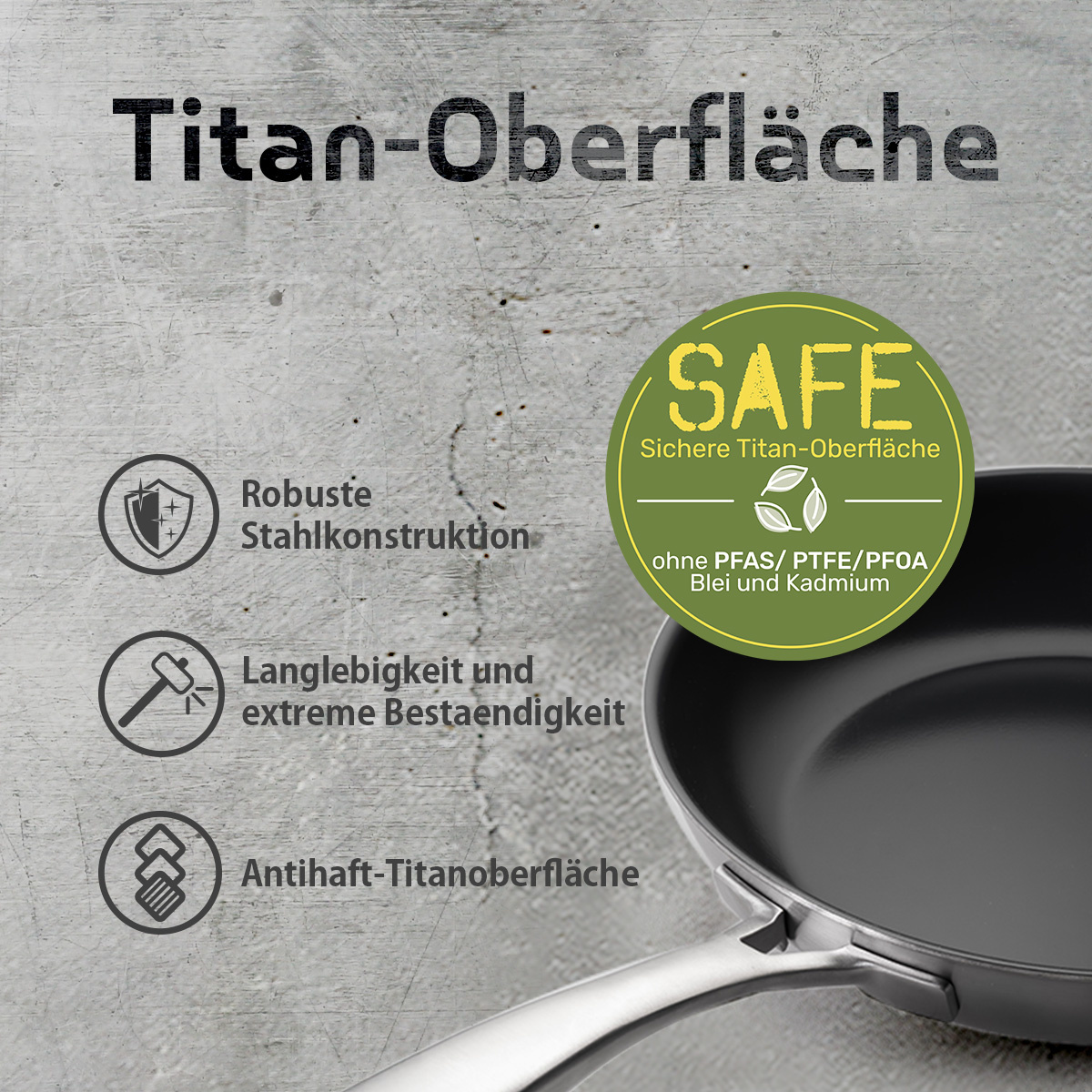 Titanpfanne ø 22 cm | Sirius Terra Multi-layer