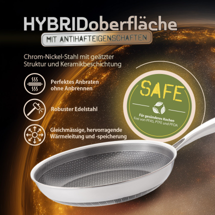 Pfanne ø 28 cm | Orion Expert Hybrid Lunasol