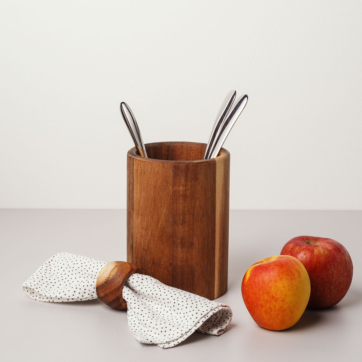 Utensilienhalter Agát 17,8 cm × 12,7 cm – FLOW Wooden