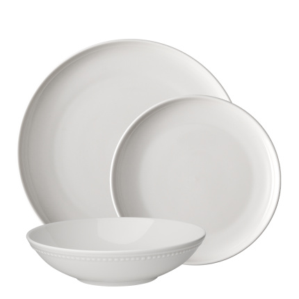 Tellerset 12-tlg. | Elements Pearl