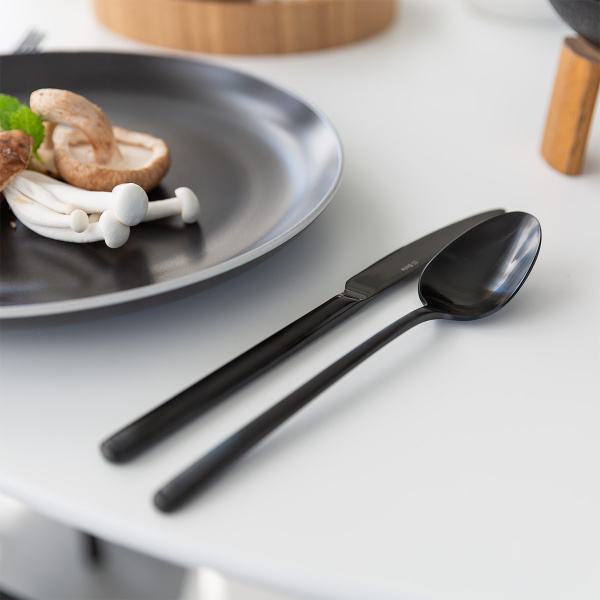 Besteckset 16-tlg. Calgary schwarz | Sola