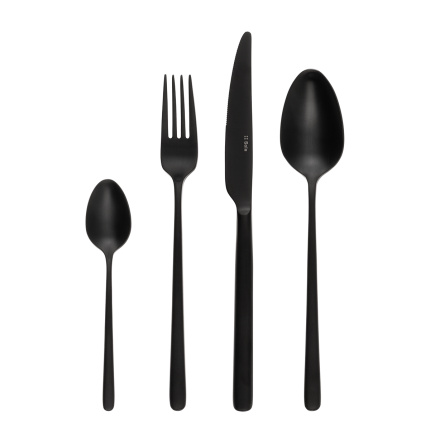 Besteckset 16-tlg. Calgary schwarz | Sola