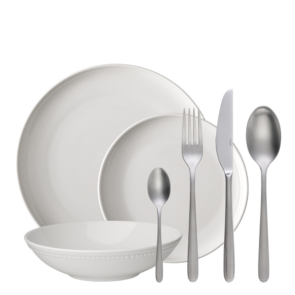 Geschirr-Starterset 36-tlg. | Elements Pearl