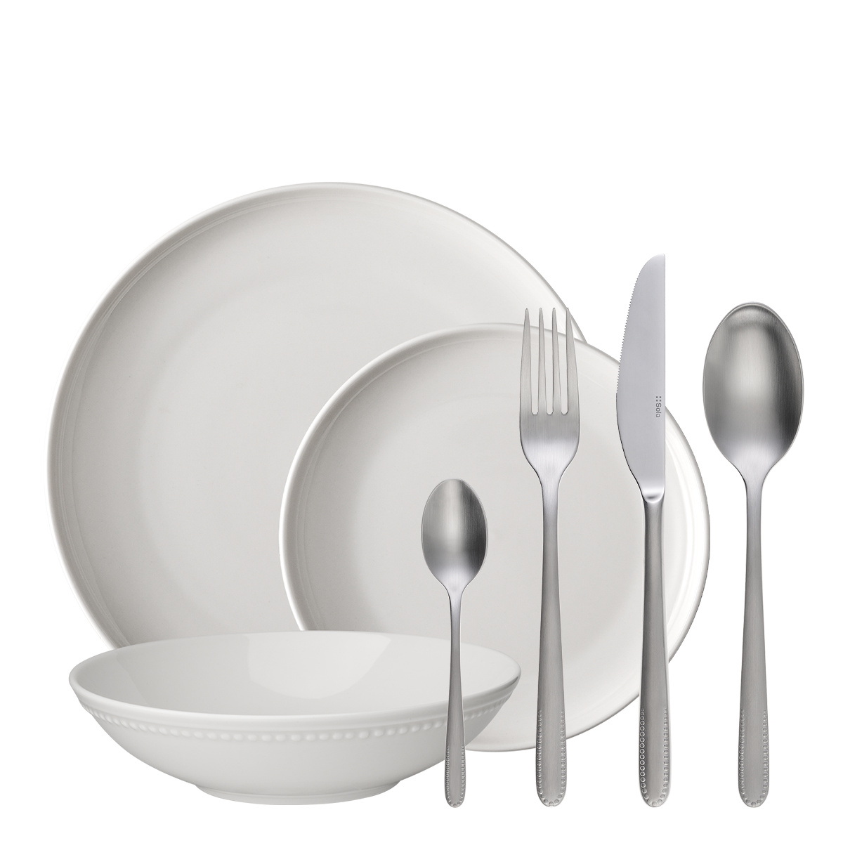 Geschirr-Starterset 36-tlg. | Elements Pearl