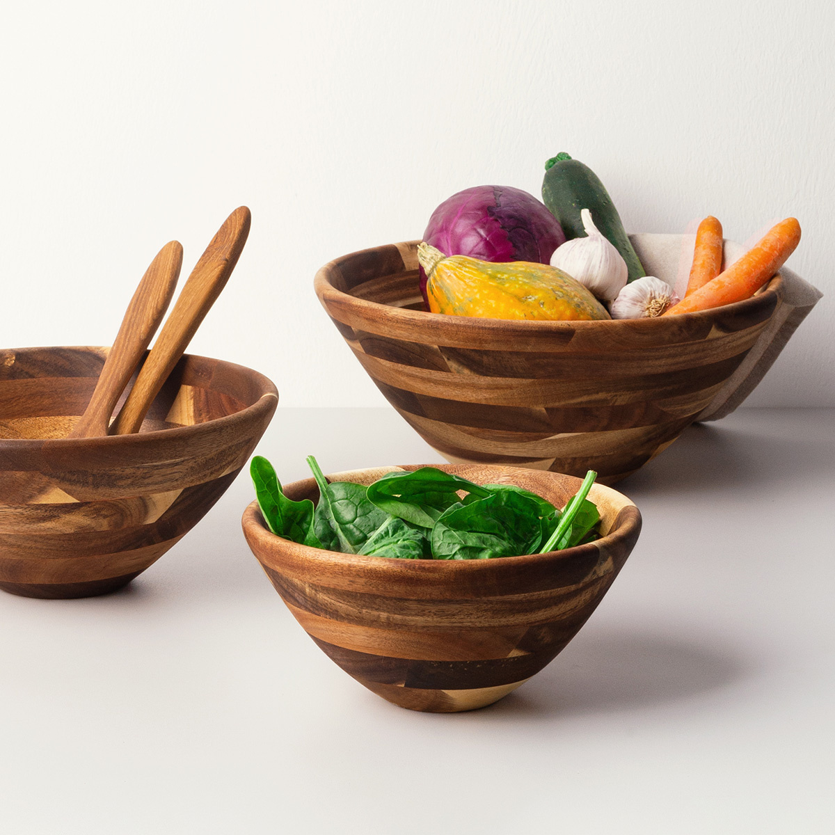 Kleine Salatschüssel Agát 20,3 cm - FLOW Wooden