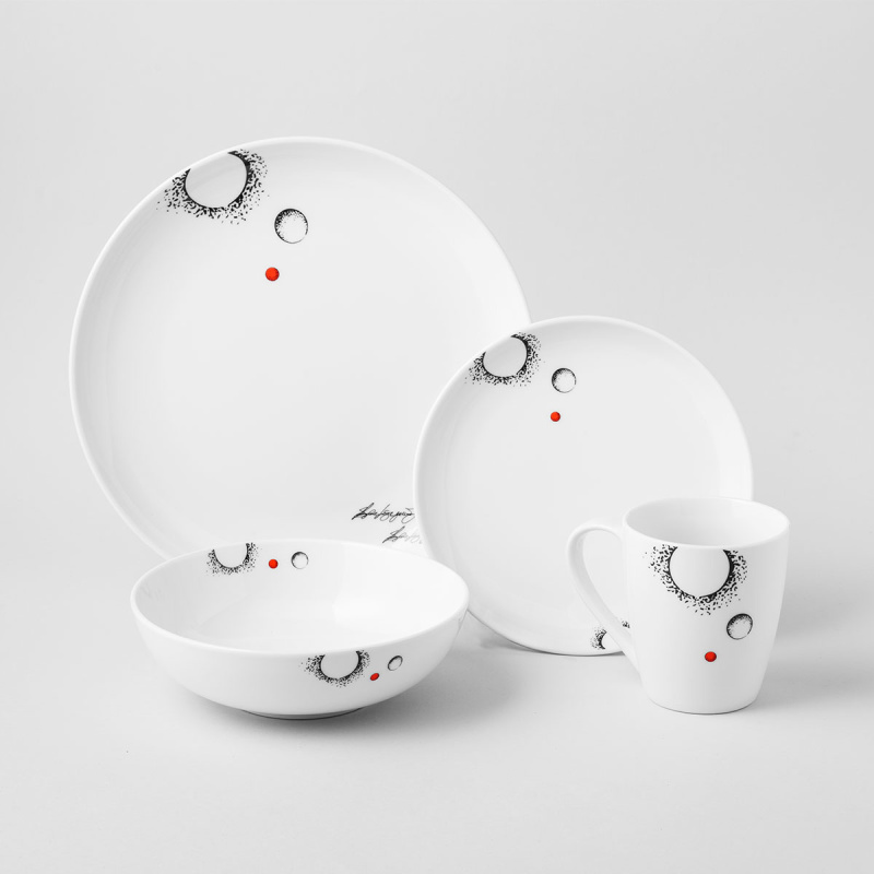 Šálka 330ml set 4ks - S-Art Elements Fire