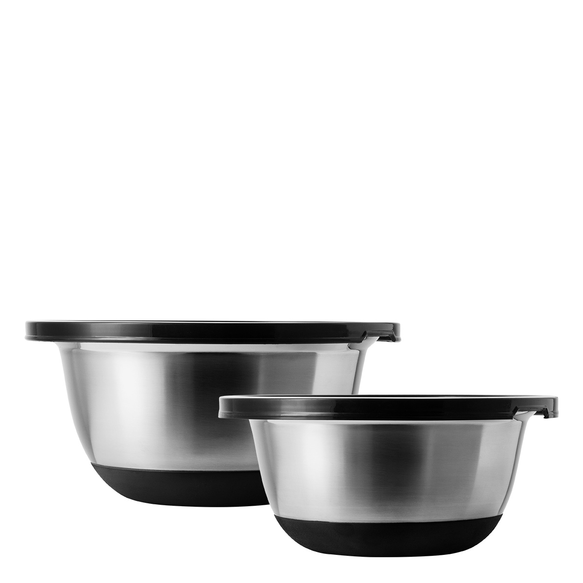 Rührschüssel-Set mit Deckel 4-tlg. – Basic Kitchen