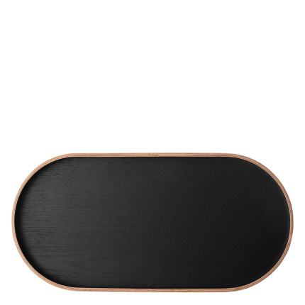 Tablett oval 40 x 20 x 3 cm – Elements Wood Wengue