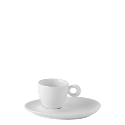 Mokka-Untertasse strukturiert - Flow