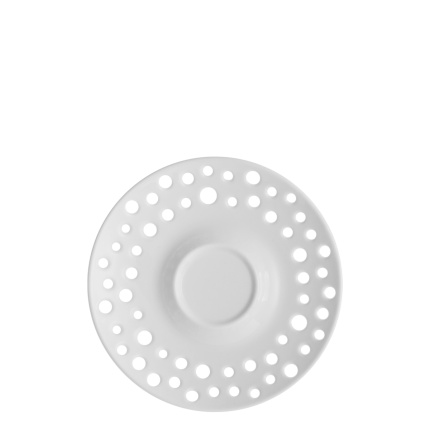 Mokka-Untertasse perforiert ø 12,5 cm — Flow Lunasol
