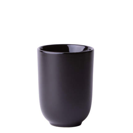 Tasse ohne Henkel schwarz 300 ml - Flow