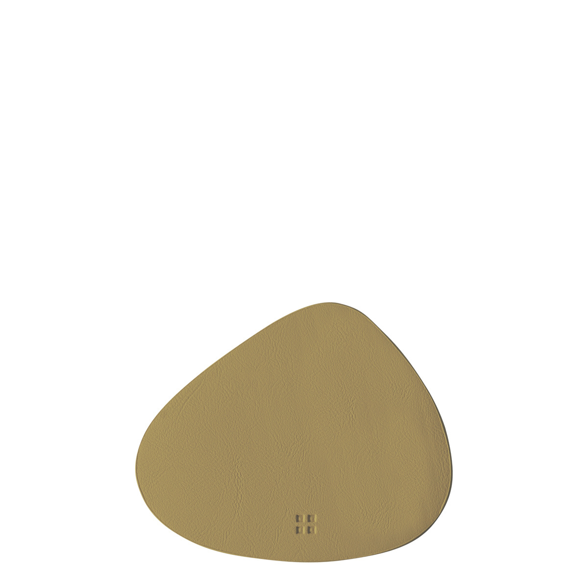 Glasuntersetzer triangle PVC Gold 14 x 11.5 cm - Elements Ambiente