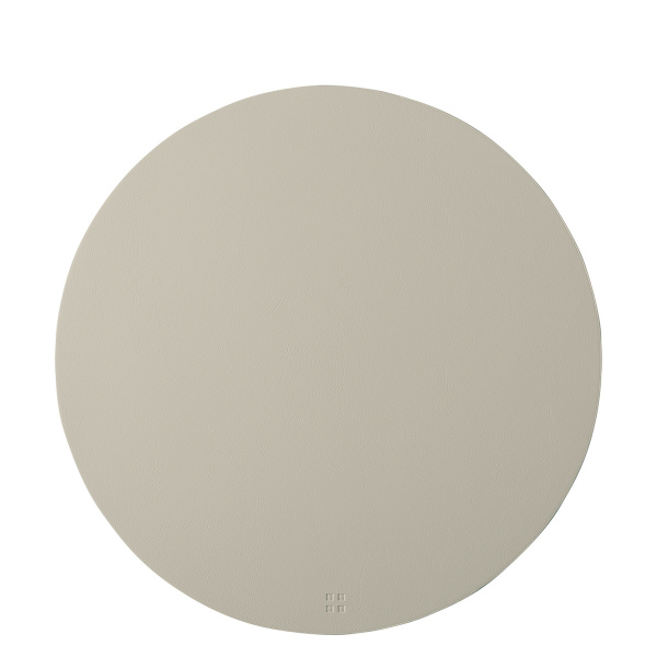 Sandfarbenes Platzset ø 38 cm – Elements Ambiente