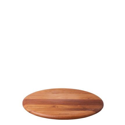 Schneidebrett rund Teak Ø 35,6 cm - GAYA Wooden