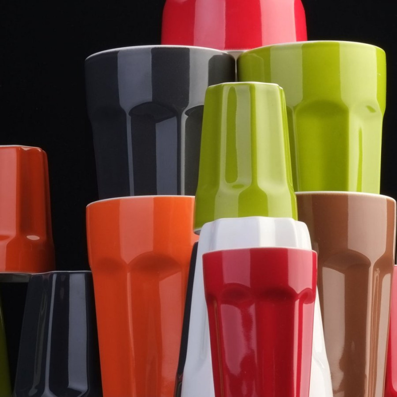 Moccabecher grau 80 ml - RGB