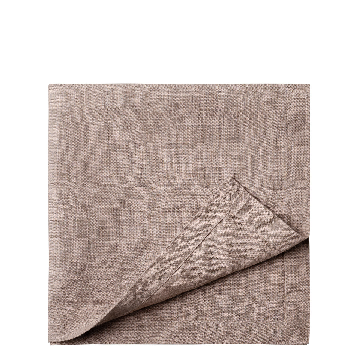 Bronzefarbene Leinenservietten 50 x 50 cm 2 Stk. - Gaya Ambiente
