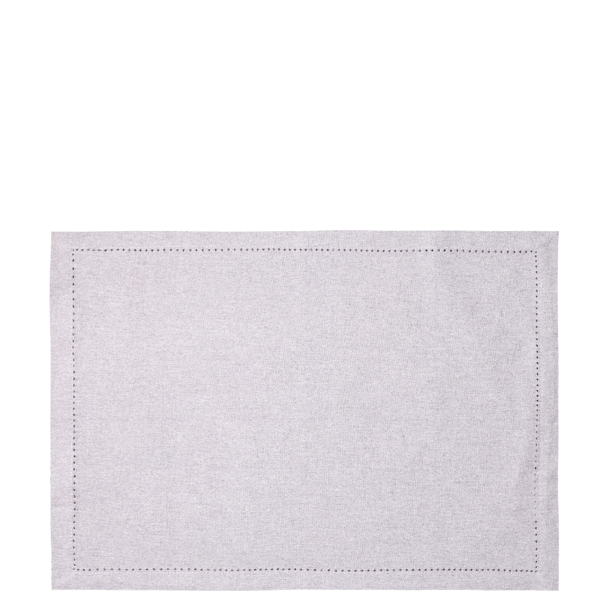 Hellgraue Baumwoll-Tischsets 32 x 48 cm 2 Stk. – Basic Ambiente