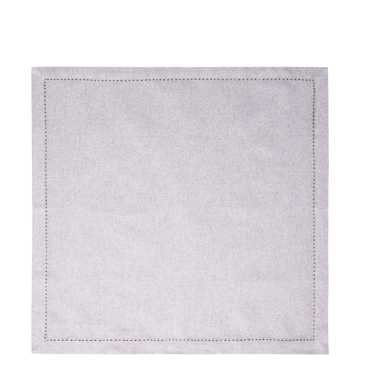 Hellgraue Baumwollservietten 45 x 45 cm 2 Stk. – Basic Ambiente
