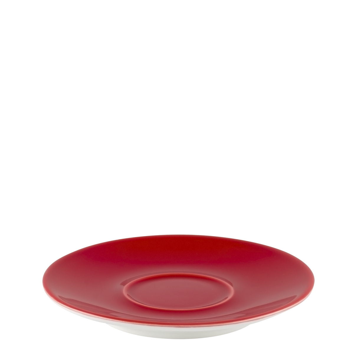 Espresso-Untere zu Tasse konisch rot - RGB