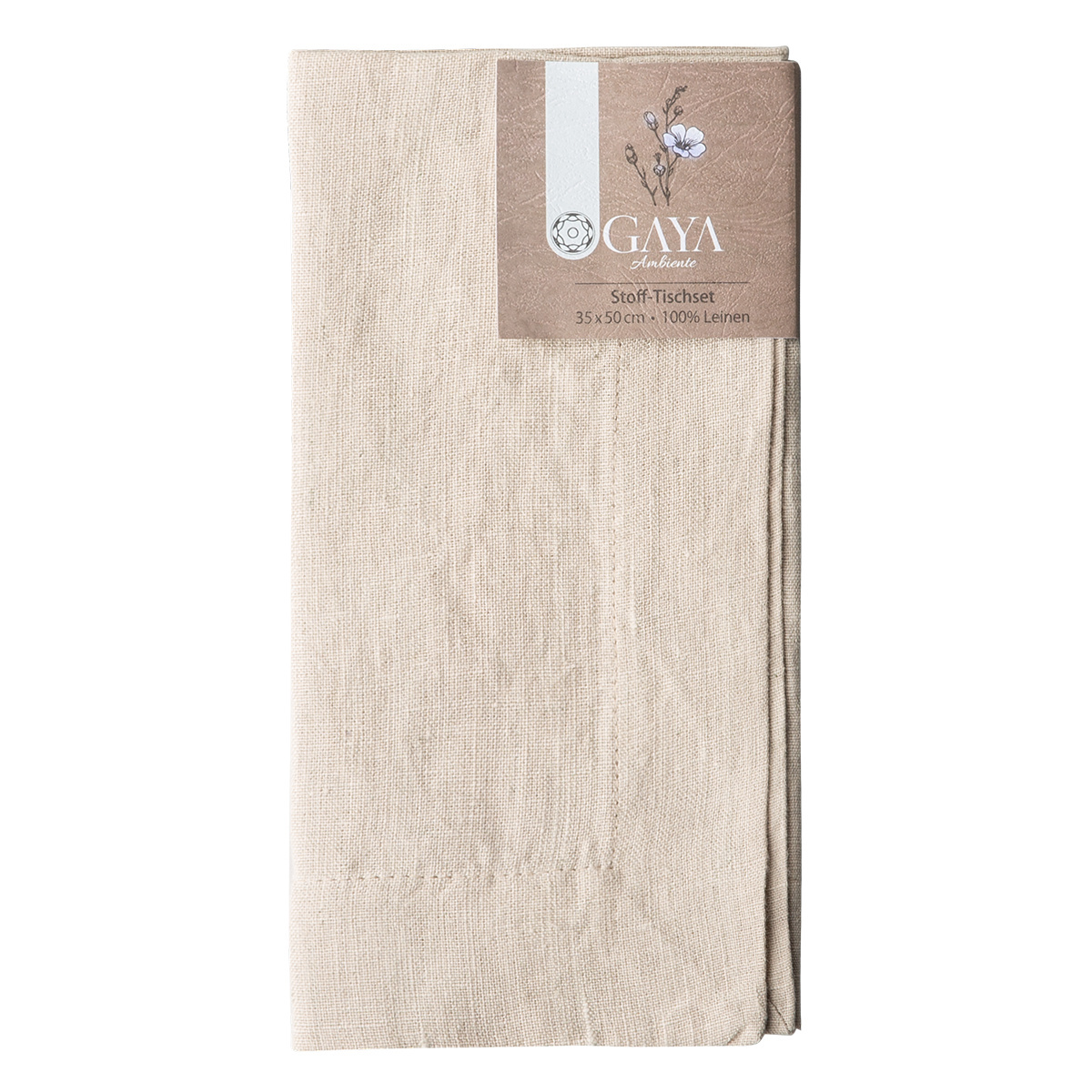 Kreidefarbenes Leinen-Platzset 35 x 50 cm - Gaya Ambiente
