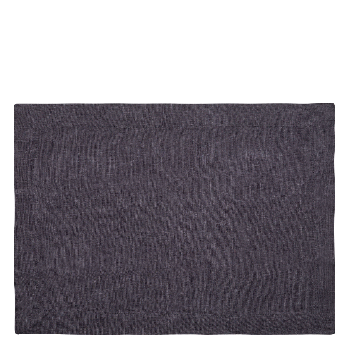 Anthrazitfarbenes Leinen-Platzset 35 x 50 cm - Gaya Ambiente