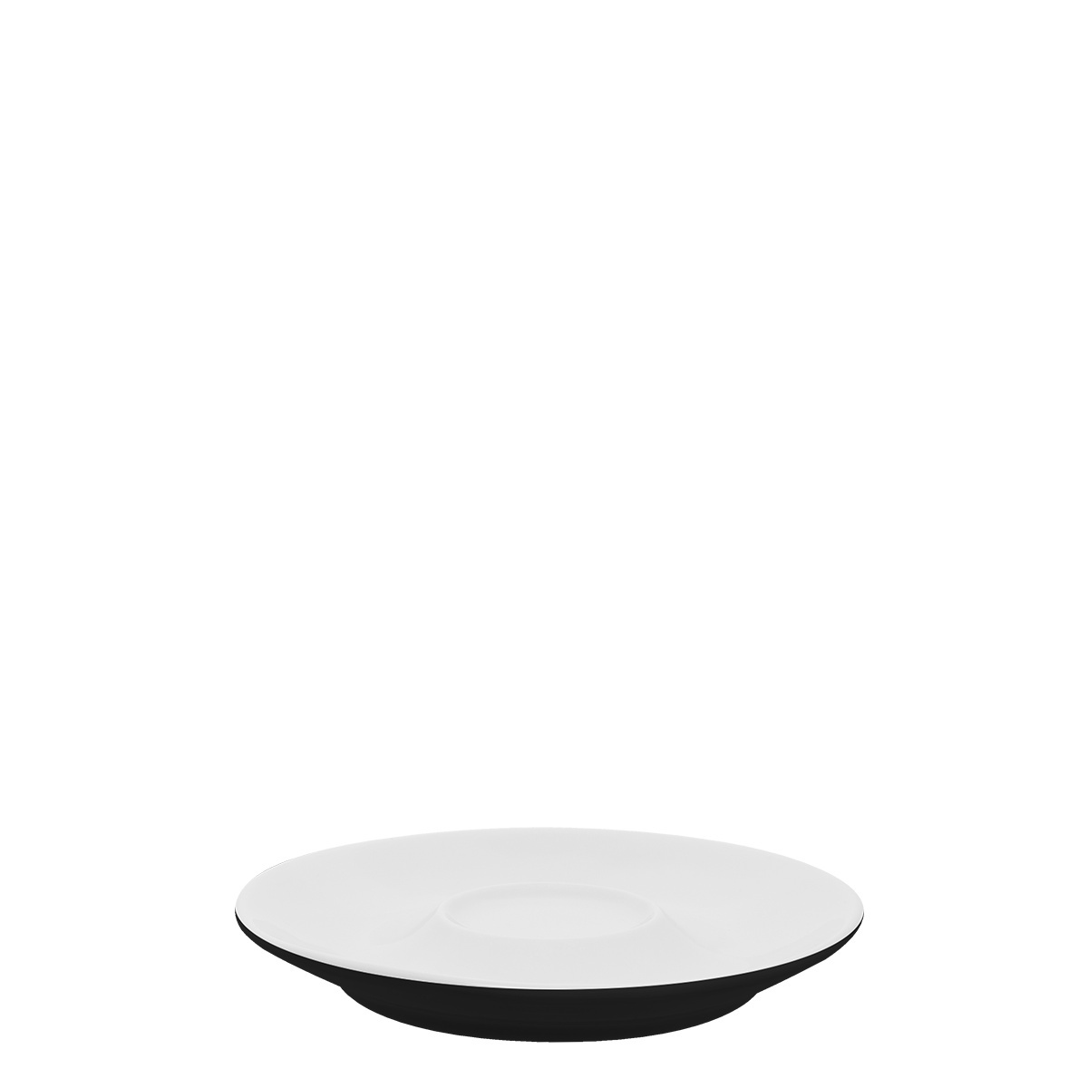 Untertasse für Kaffee/Tee schwarz 15 cm - RGB