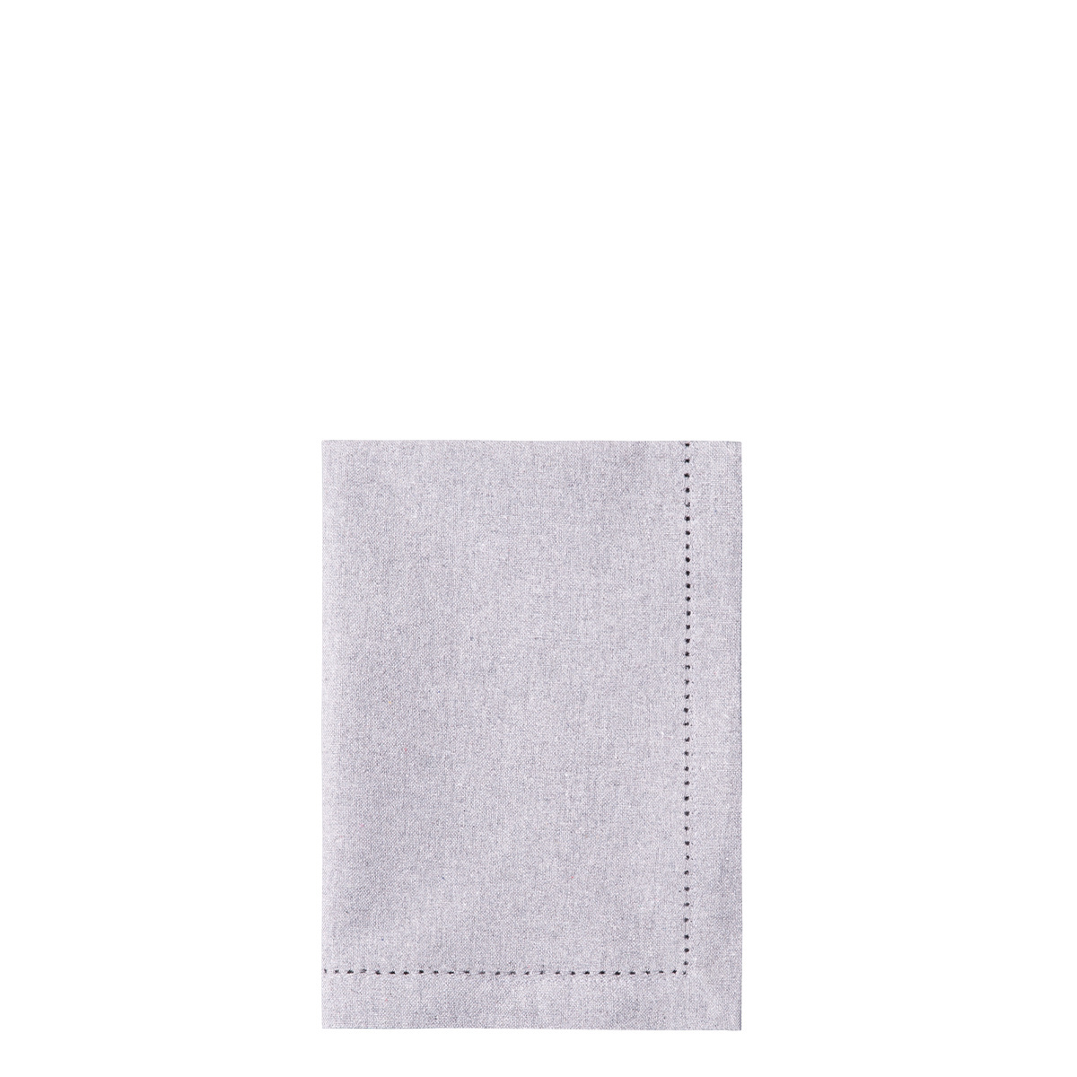 Hellgraue Baumwoll-Tischsets 32 x 48 cm 2 Stk. – Basic Ambiente