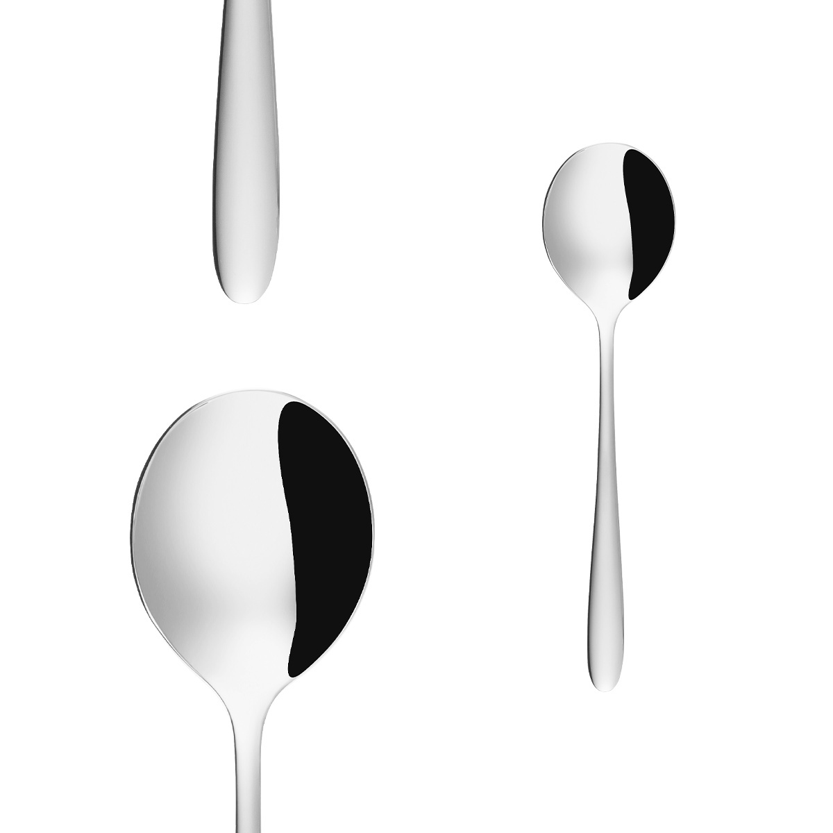 Suppen- Spaghettilöffel Set 4-tlg. – Basic Alpha
