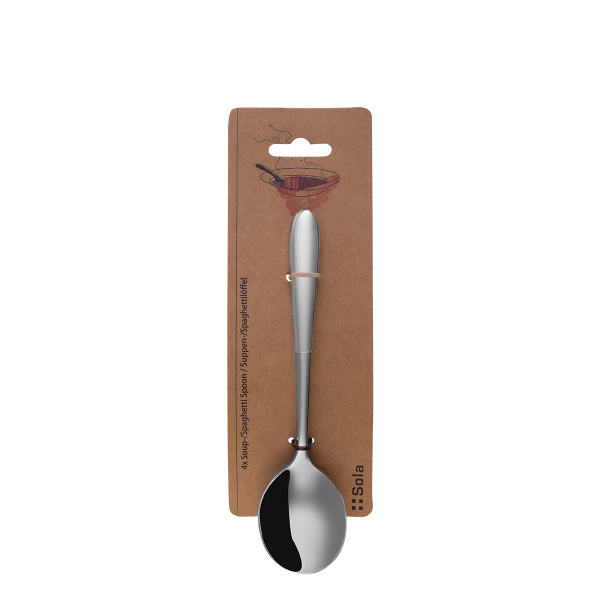 Suppen- Spaghettilöffel Set 4-tlg. – Basic Alpha