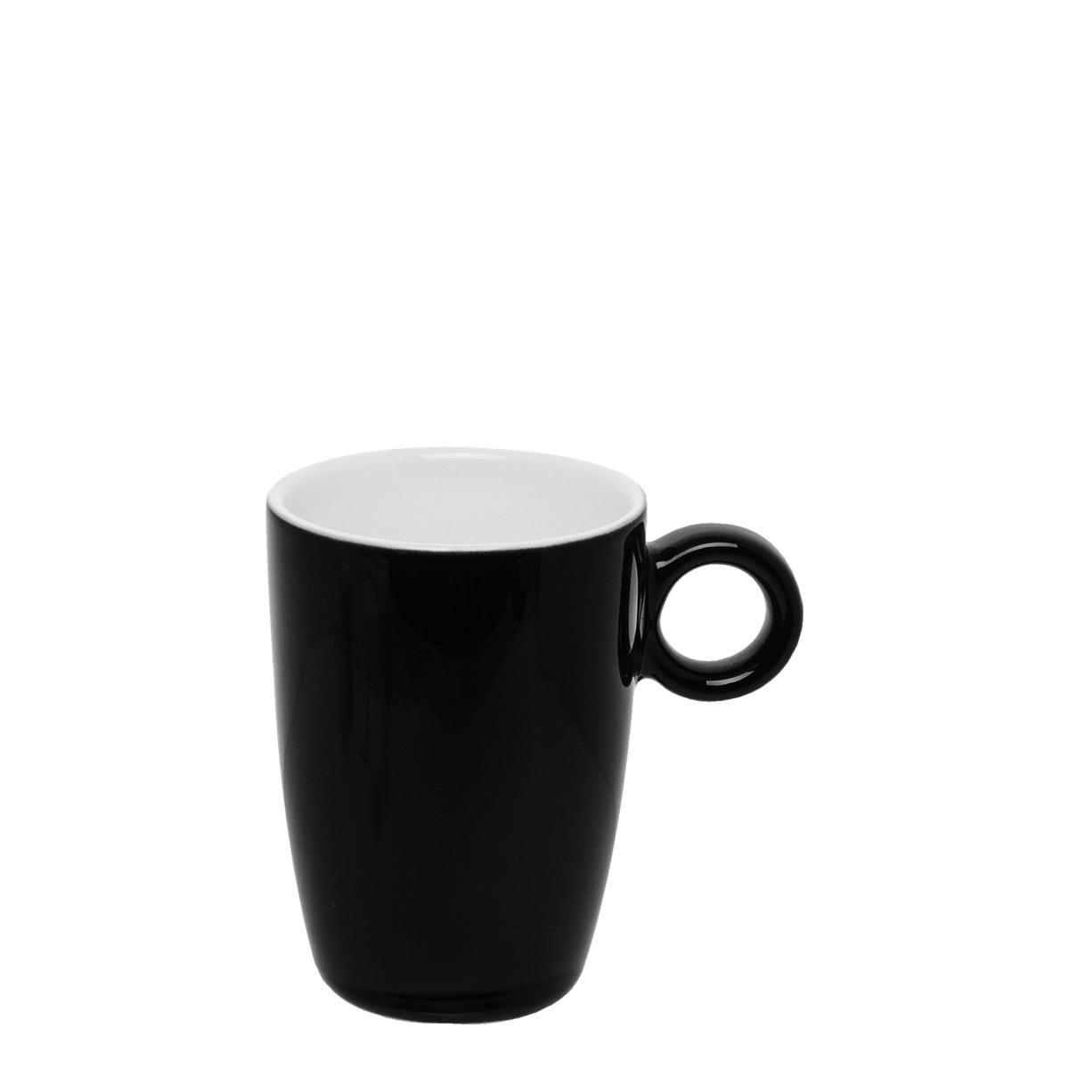 Hohe Mokkatasse schwarz 80 ml - RGB