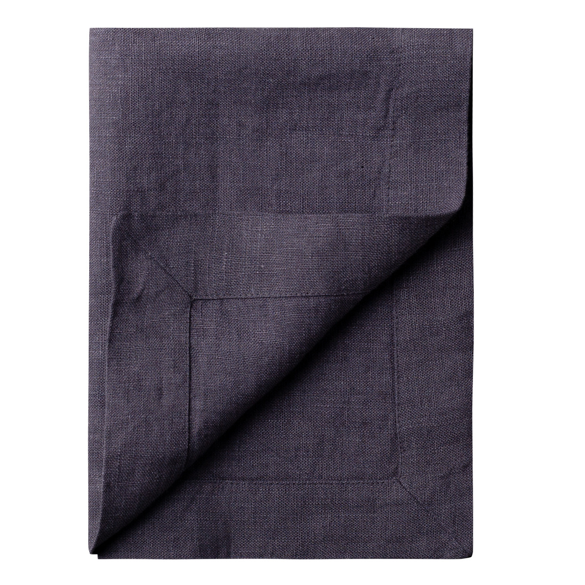 Anthrazitfarbenes Leinen-Platzset 35 x 50 cm - Gaya Ambiente