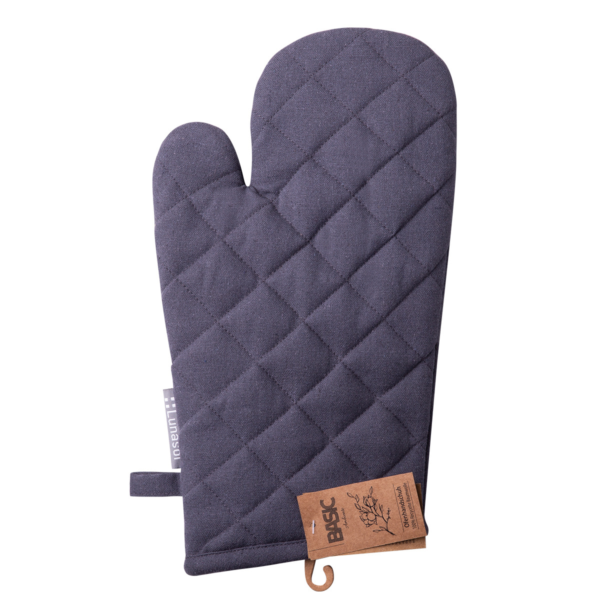 Stahlgrauer Küchenhandschuh 19 x 32 cm – Basic Ambiente