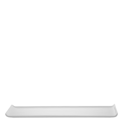 Weißes Tablett Lunasol 55 x 15 cm
